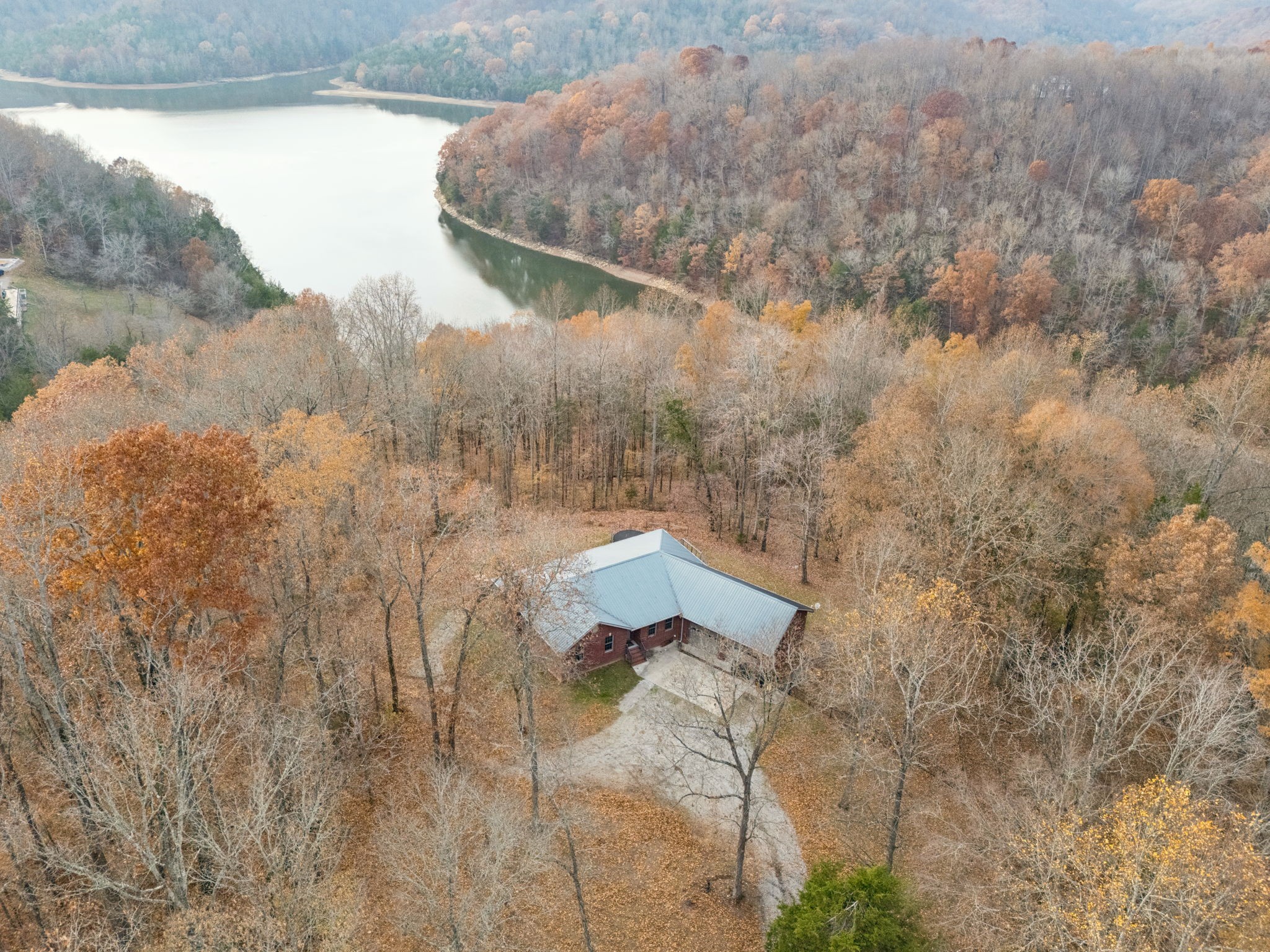 516 Rhotons Chapel Road Manchester, TN 37355 - Photo 2 of 55 a aerial view of a house with a yard