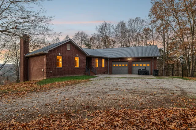 a large house with a outdoor space