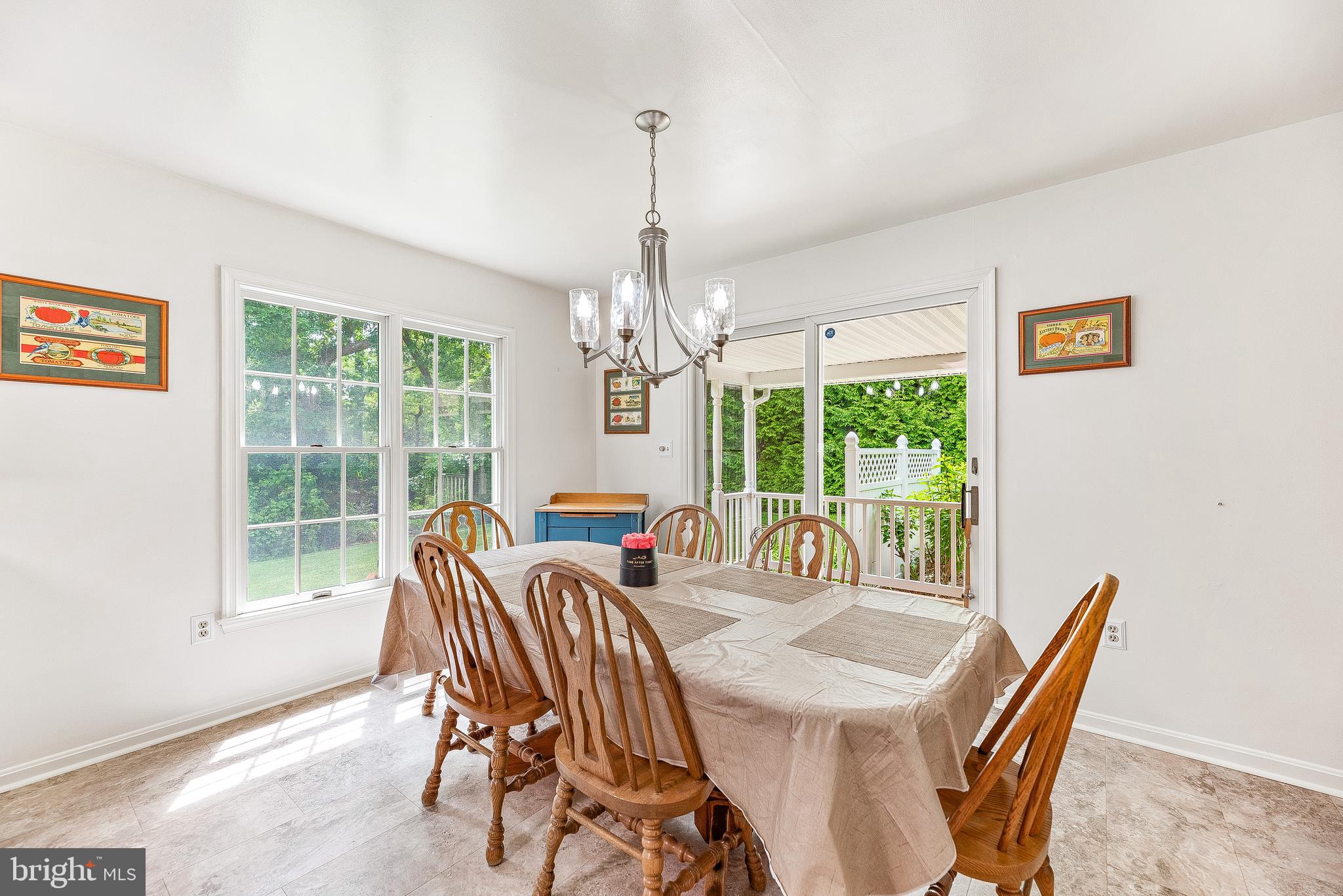 2717 Cove Point Road Lusby, MD 20657 - Photo 19 of 38 Table space easily accommodates a table for 6+
