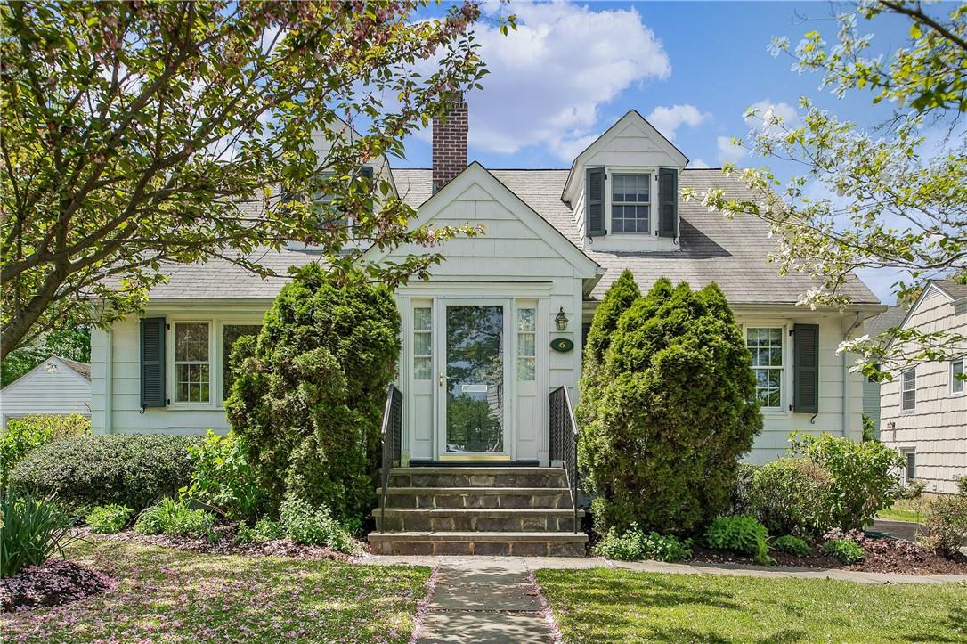 Welcome to this charming home at 6 Fenton Street. Lovely landscaping leads to front landing of this wood shingle cape cod ideally located for all Rye has to offer. level property both front & rear easily maintained & enjoyed.