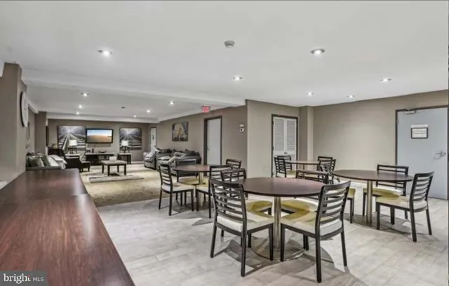 a view of bathroom with a large window