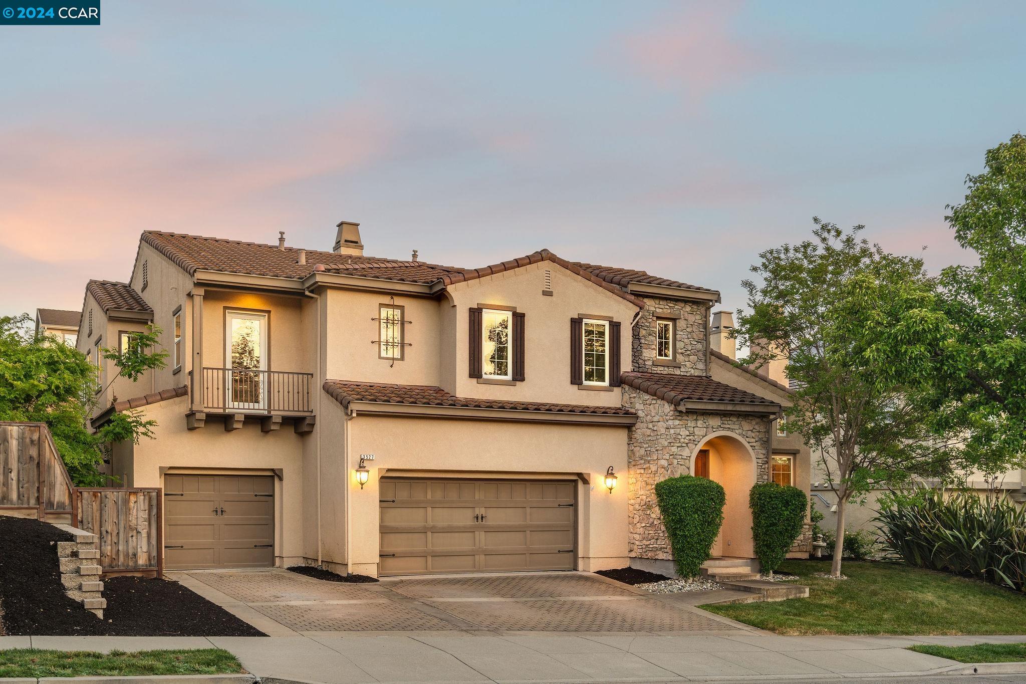 3527 York Lane San Ramon, CA 94582 - Photo 1 of 1 a front view of a house with a yard