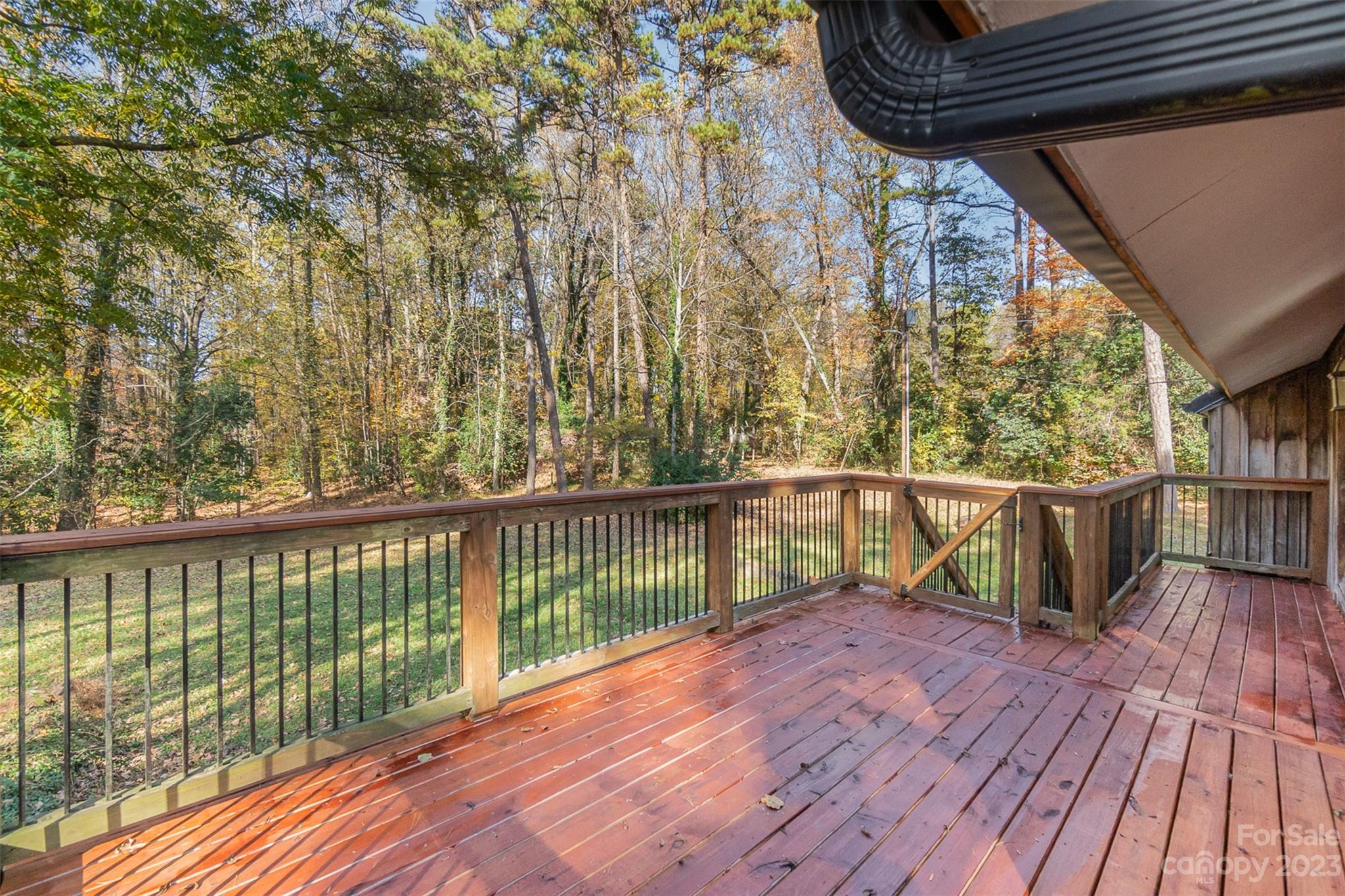 6745 Alanbrook Road Charlotte, NC 28215 - Photo 21 of 28 a view of balcony with wooden floor