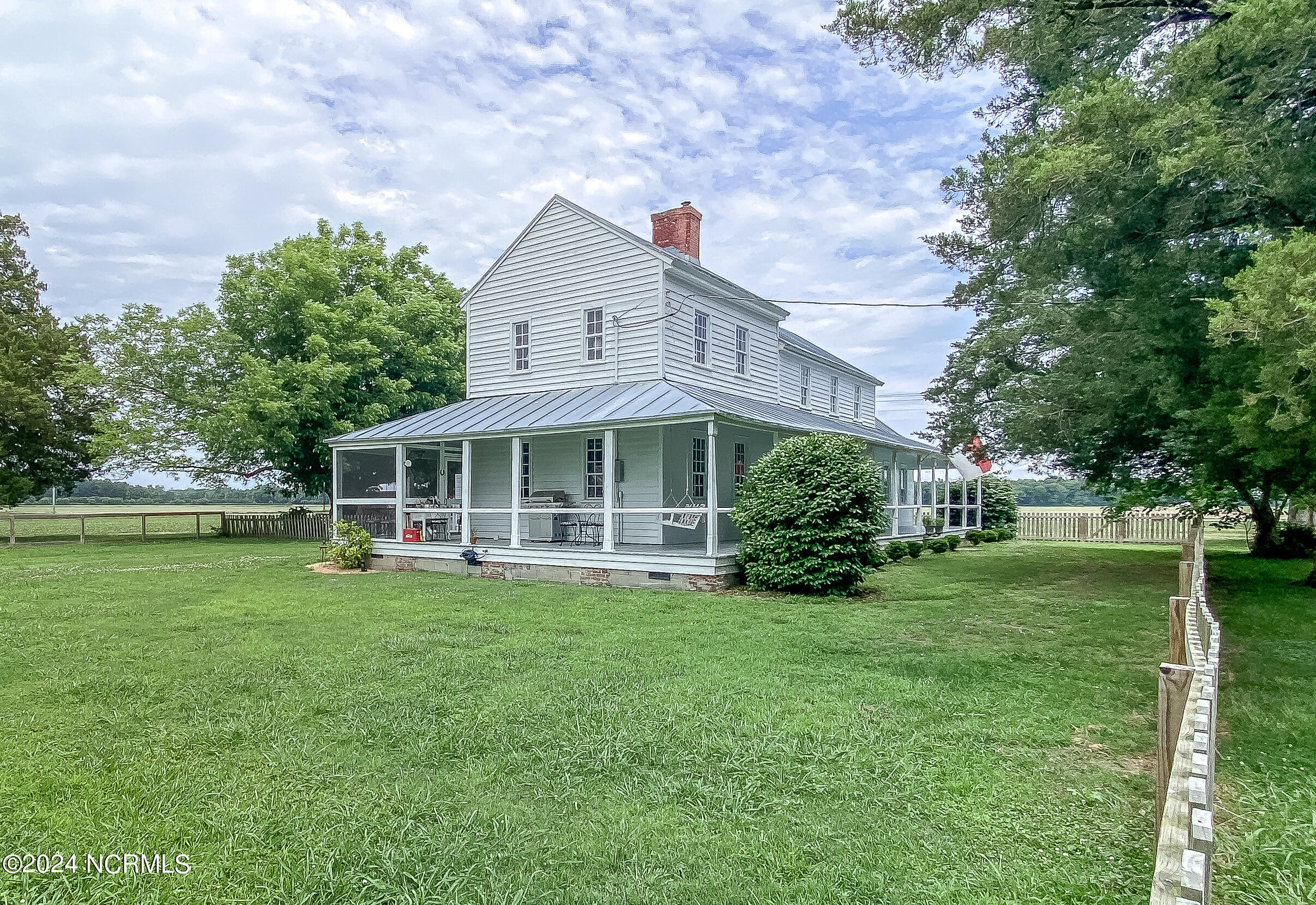 398 New Hope Road Hertford, NC 27944 - Photo 64 of 72 Back of home and wrap around porch