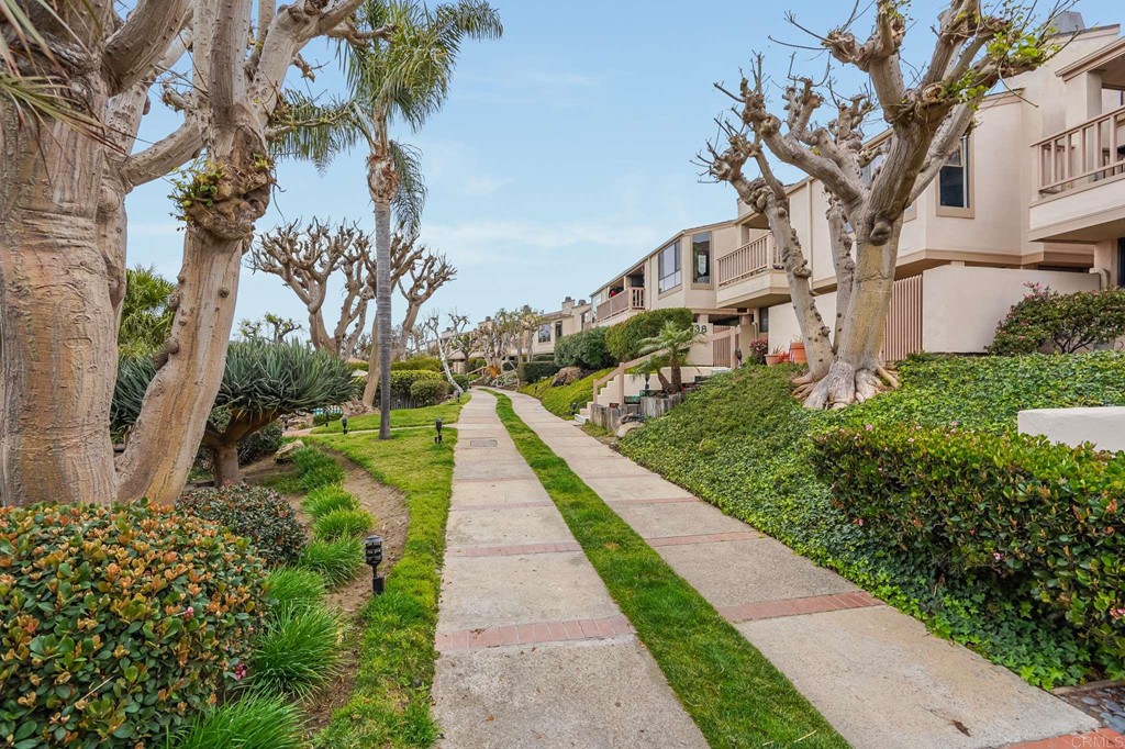 573 South Sierra Avenue, Unit 8 Solana Beach, CA 92075 - Photo 45 of 54 a view of a garden with pathway