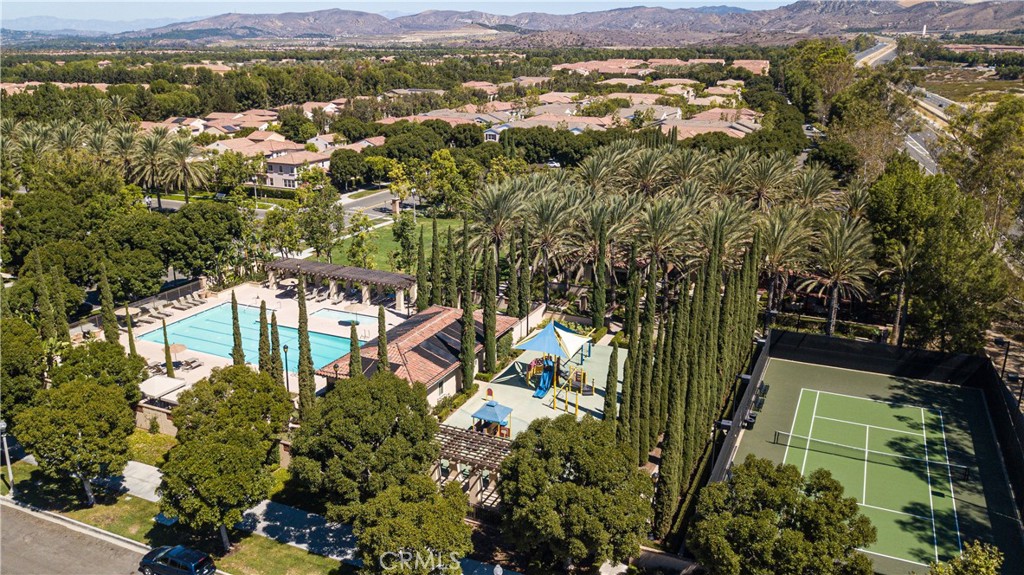 23 Crosspointe Irvine, CA 92618 - Photo 42 of 47 an aerial view of residential houses with outdoor space and trees