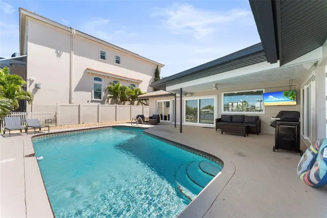 a balcony with city view