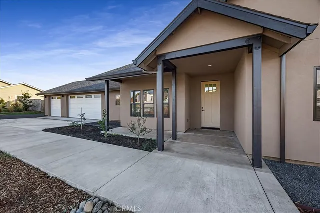 front view of a house with a porch