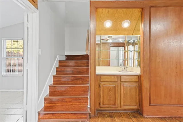 a view of front door