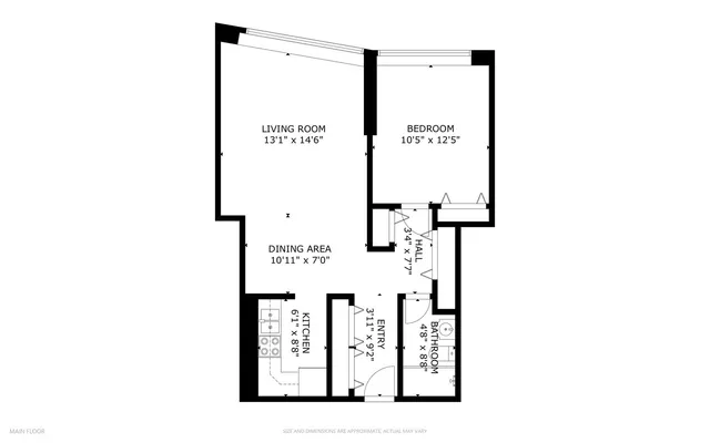 $245,000 | 2728 North Hampden Court, Unit 605, Chicago, IL 60614