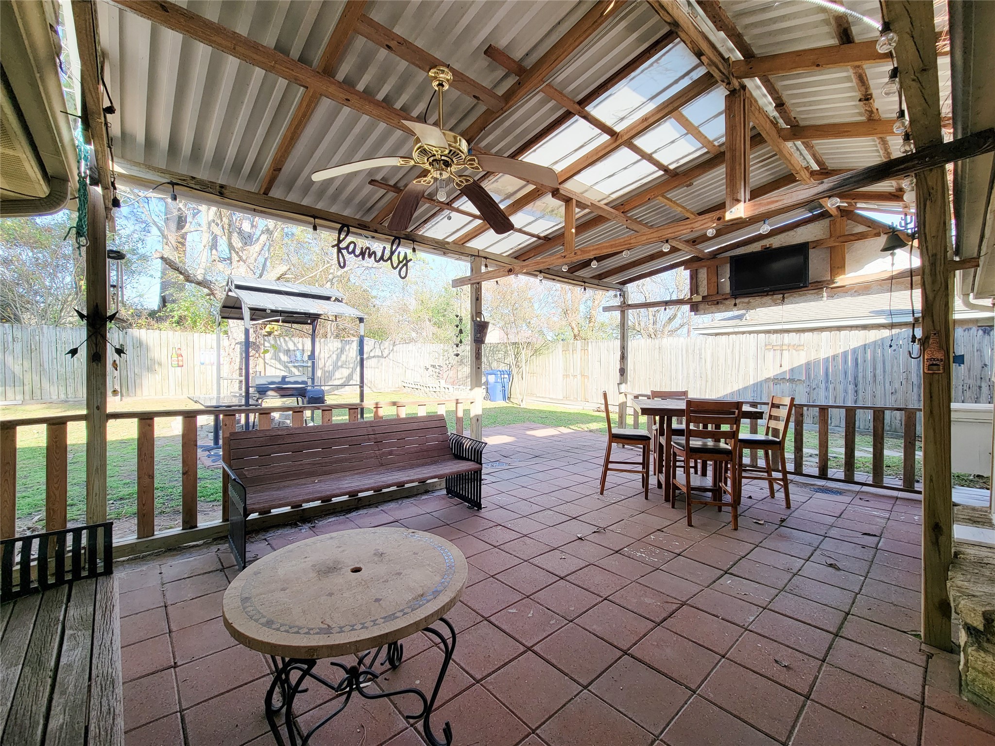3434 Almondwood Drive Spring, TX 77389 - Photo 28 of 37 a view of a tables and chairs in patio