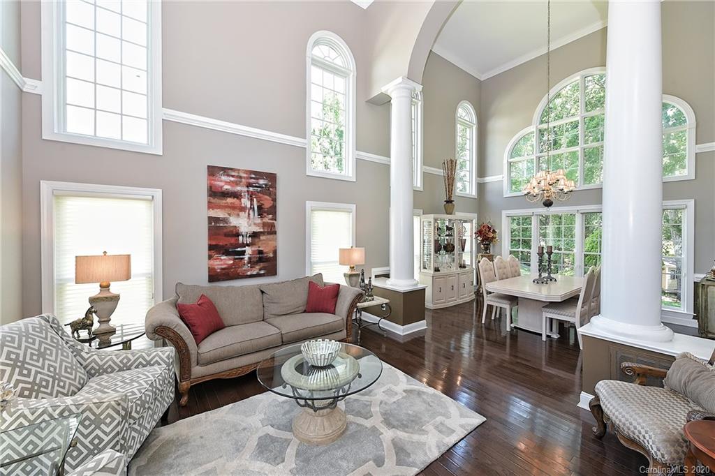 3501 Rhett Butler Place Charlotte, NC 28270 - Photo 4 of 48 a living room with furniture and a large window
