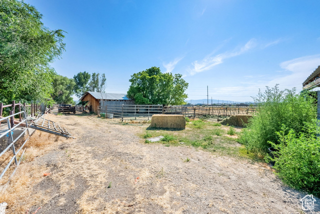 1632 South Main Street Springville, UT 84663 - Photo 42 of 93 View of yard featuring an exterior structure, a view of rural / pastoral area, and an outdoor structure