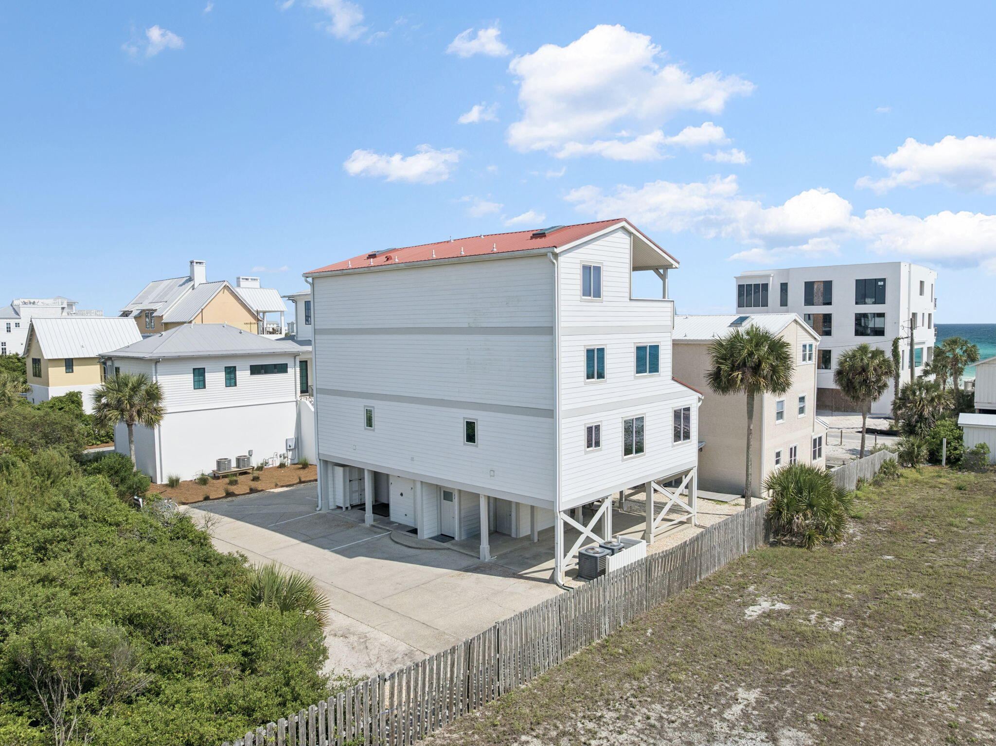 448 West Park Pl Avenue, Unit A2 Inlet Beach, FL 32461 - Photo 43 of 54 front view of a house with a yard