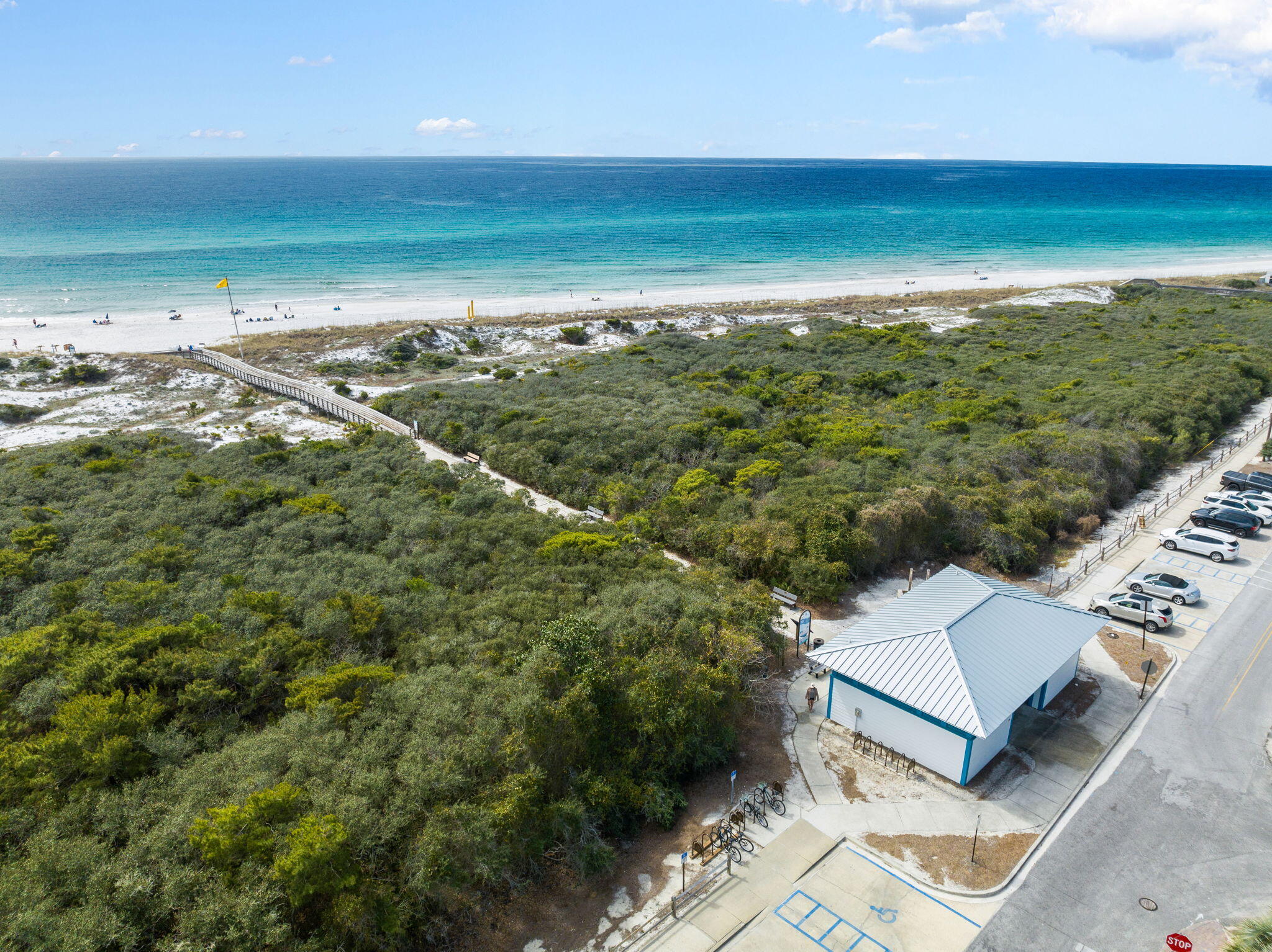 448 West Park Pl Avenue, Unit A2 Inlet Beach, FL 32461 - Photo 53 of 54 a view of an ocean and a mountain