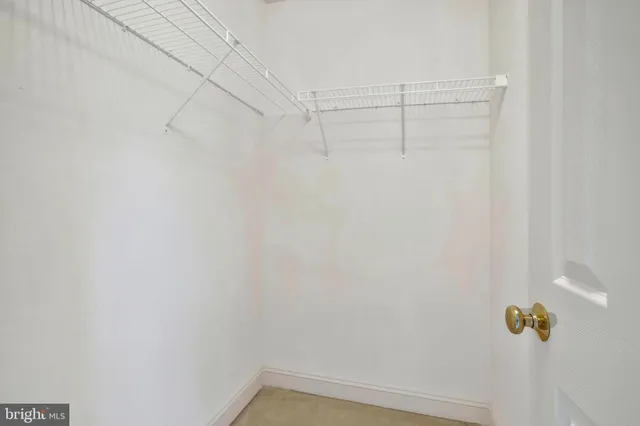 a view of walk in closet