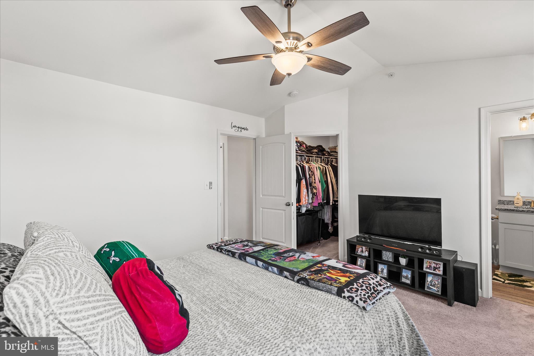 101 Overlook Dr. Hanover, PA 17331 - Photo 21 of 38 a bedroom with a bed and a flat screen tv