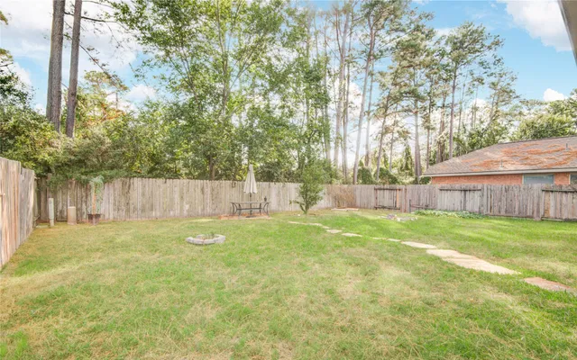 front view of a house with a garden