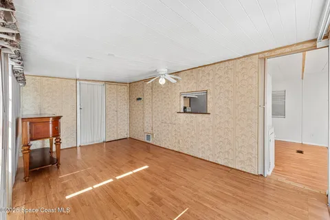 a view of an empty room