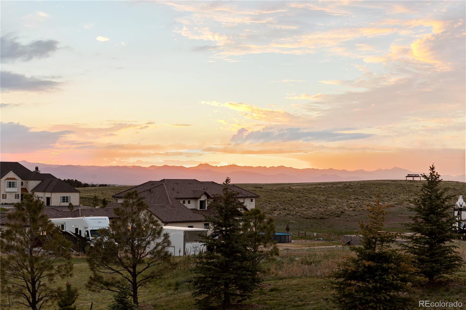 10689 Shadow Pines Road Parker, CO 80138 - Photo 32 of 50 a view of city and mountain