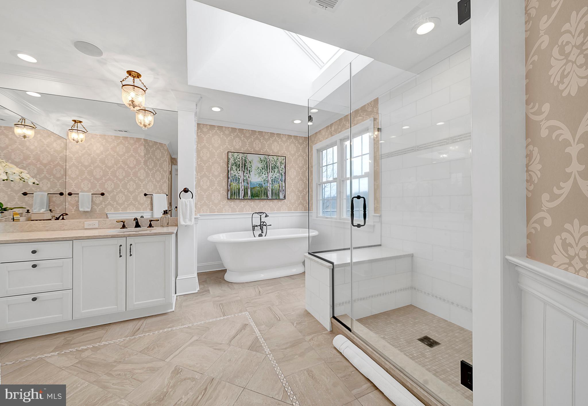 6 Hunters Ridge Drive Pennington, NJ 08534 - Photo 42 of 57 Updated master bathroom