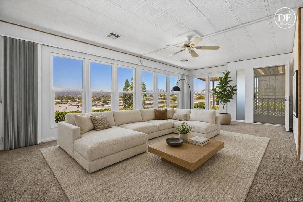1175 La Moree Road, Unit 85 San Marcos, CA 92078 - Photo 3 of 68 Living Room Virtually Staged