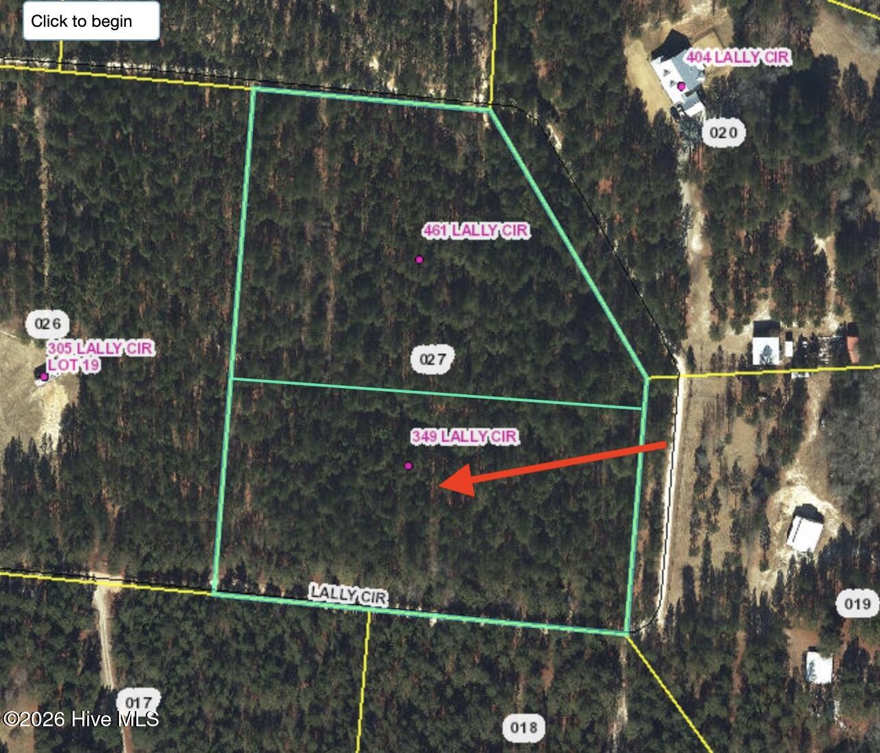 349 Lally Circle Aberdeen, NC 28315 - Photo 7 of 8 Aerial Lot 20B