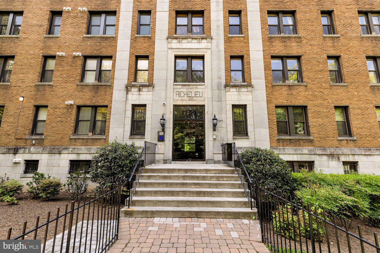 1750 Harvard Street Northwest, Unit 3C Washington, DC 20009 - Photo 23 of 29 a front view of a multi story residential apartment building