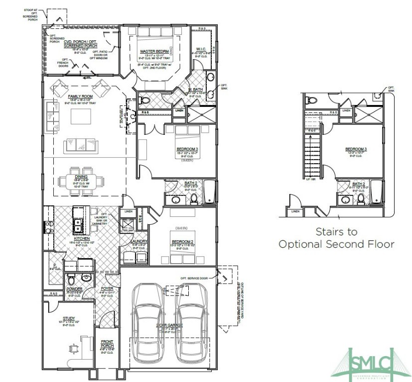 109 Waterside Lane Pooler, GA 31322 - Photo 35 of 36 1st Floor Plan