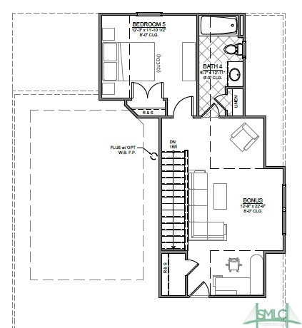 109 Waterside Lane Pooler, GA 31322 - Photo 36 of 36 2nd Floor Plan