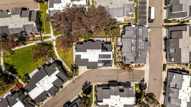 a view of a city with mountains in the background