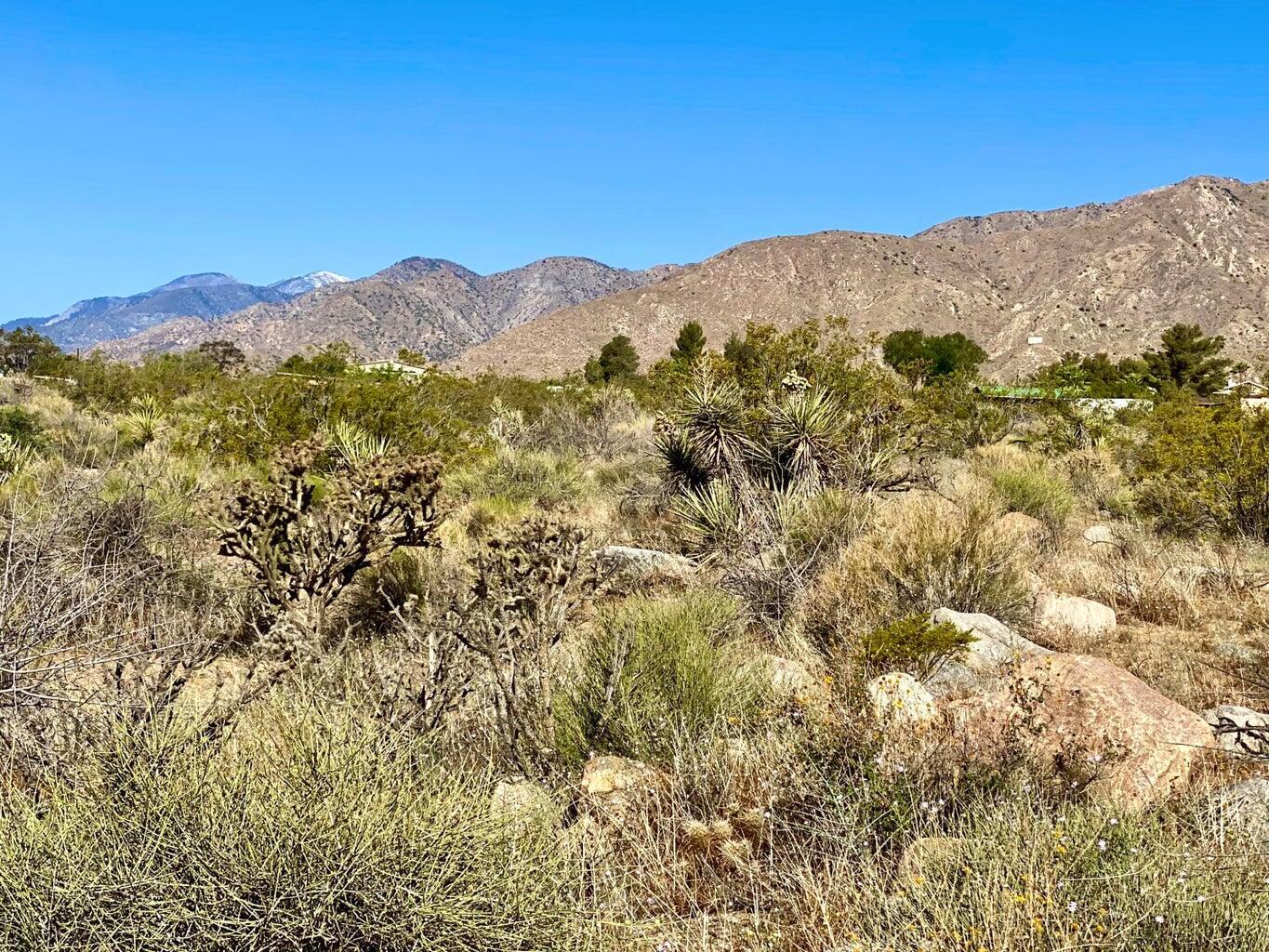 135 Bardell Road Morongo Valley, CA 92256 - Photo 21 of 29 a view of a mountain range in a cloudy sky