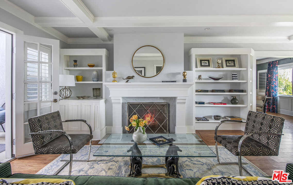 55 West Altadena Drive Altadena, CA 91001 - Photo 10 of 42 a living room with furniture and a fireplace