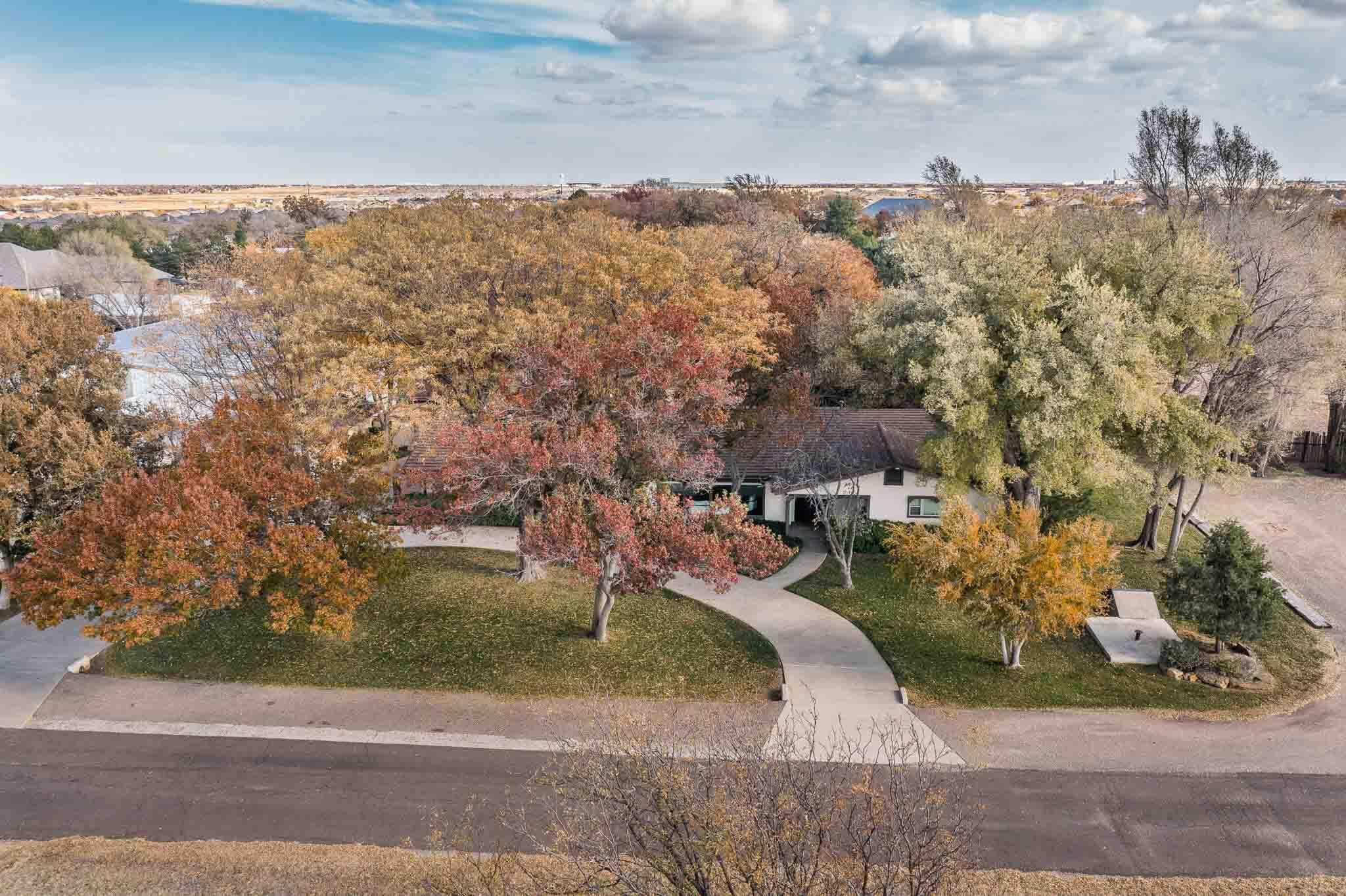 7517 Duling Lane Amarillo, TX 79110 - Photo 3 of 80 an aerial view of a house with a yard