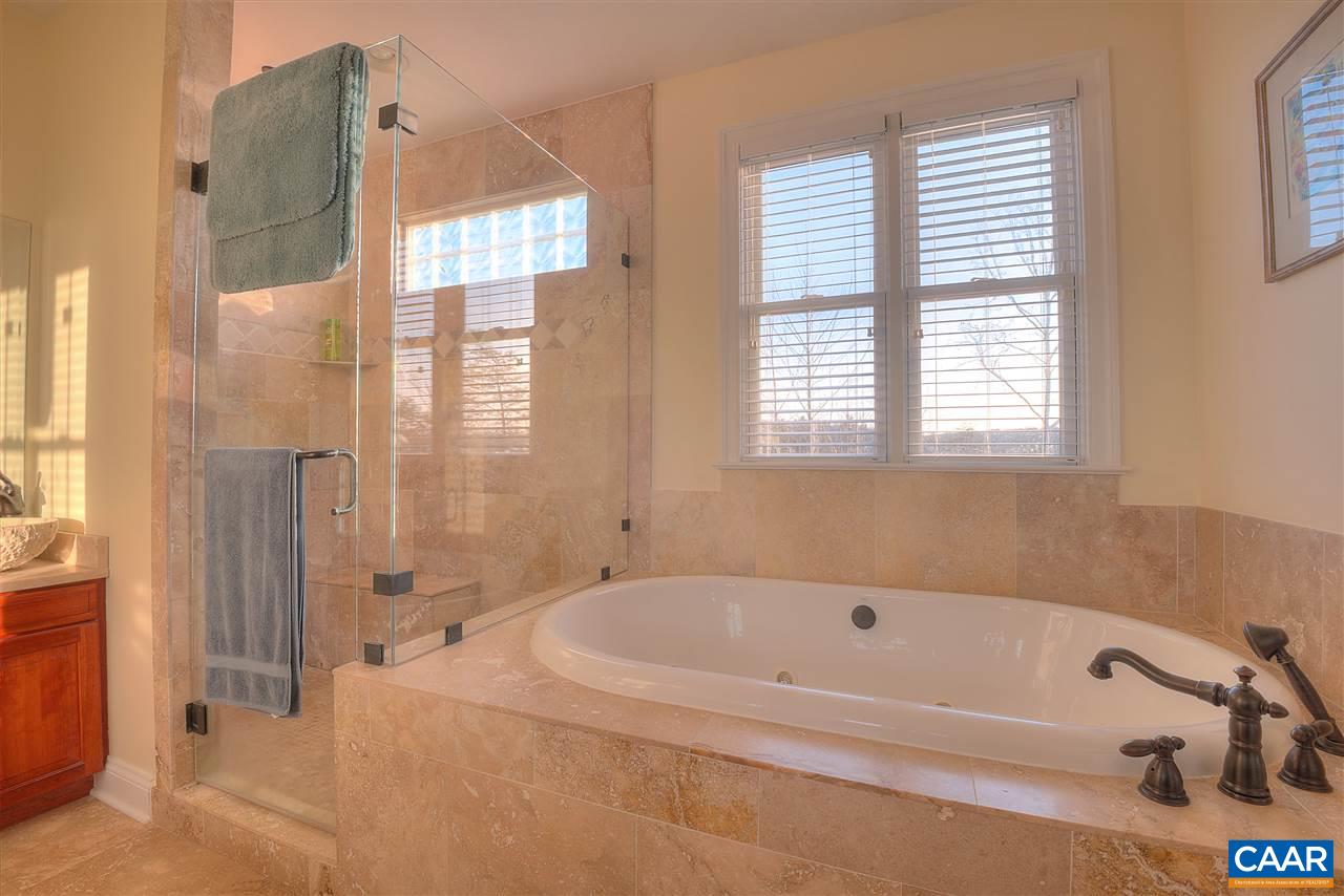 112 Creekside Court Ruckersville, VA 22968 - Photo 19 of 48 a bathroom with a bathtub and a shower