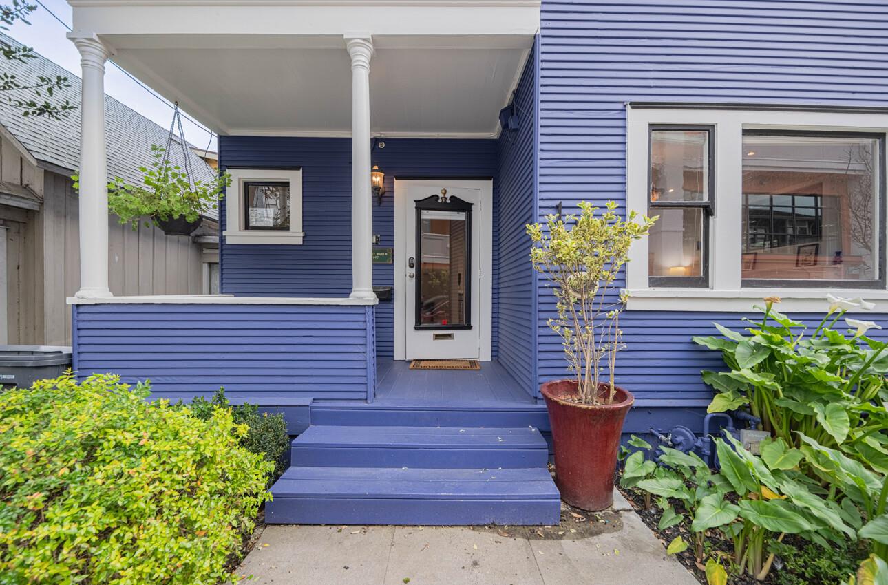 157 15th Street Pacific Grove, CA 93950 - Photo 4 of 41 a view of a brick house with potted plants