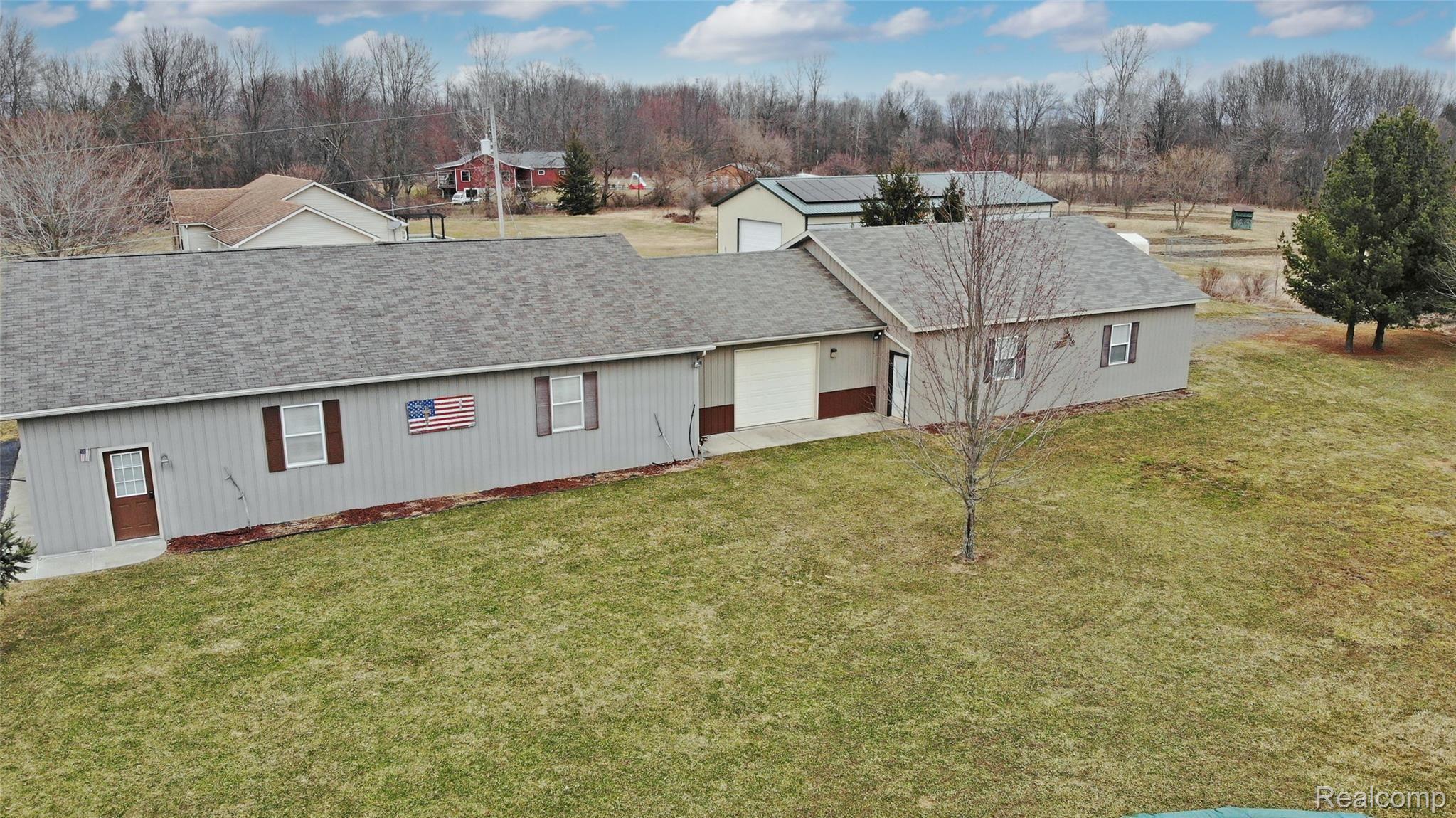 7037 Dutch Road Goodrich, MI 48438 - Photo 63 of 93 63) Aerial Pole Barn.jpg