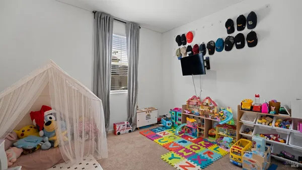 a play room with toys