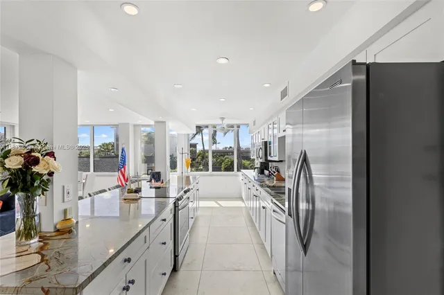 a very nice looking room with a large window