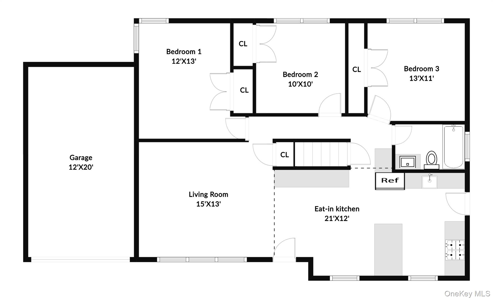 243 Lido Parkway Lindenhurst, NY 11757 - Photo 45 of 46 a picture of a counter top space