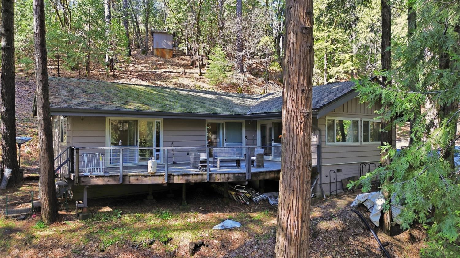 4599 Rivendale Road Placerville, CA 95667 - Photo 25 of 27 a view of house with swimming pool and sitting area