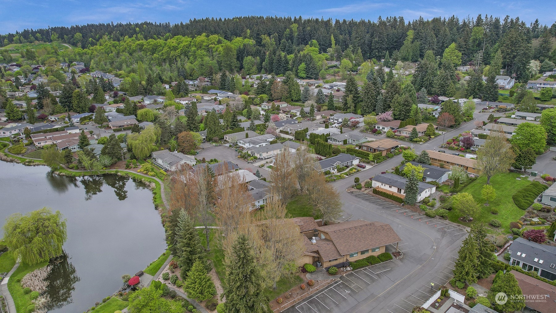 828 240th Place Southwest Bothell, WA 98021 - Photo 39 of 40 an aerial view of a house with a garden