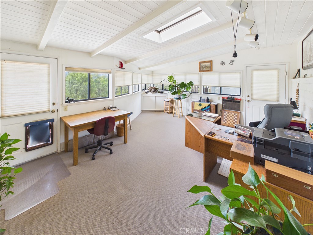 6650 Feliciana Mountain Road Midpines, CA 95345 - Photo 43 of 57 a view of a dining room with furniture window and outside view