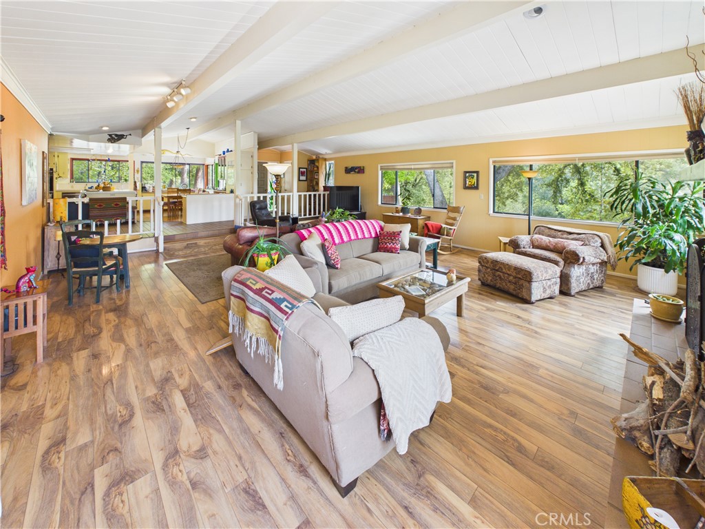 6650 Feliciana Mountain Road Midpines, CA 95345 - Photo 10 of 57 a living room with furniture and a large window