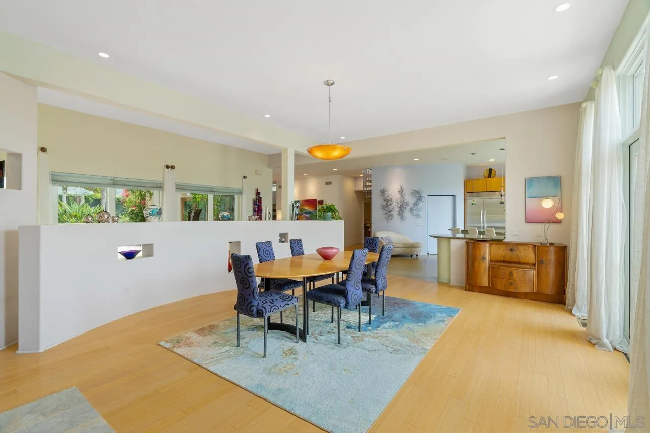 2626 Hidden Valley Road La Jolla, CA 92037 - Photo 29 of 54 a view of a dining room with furniture