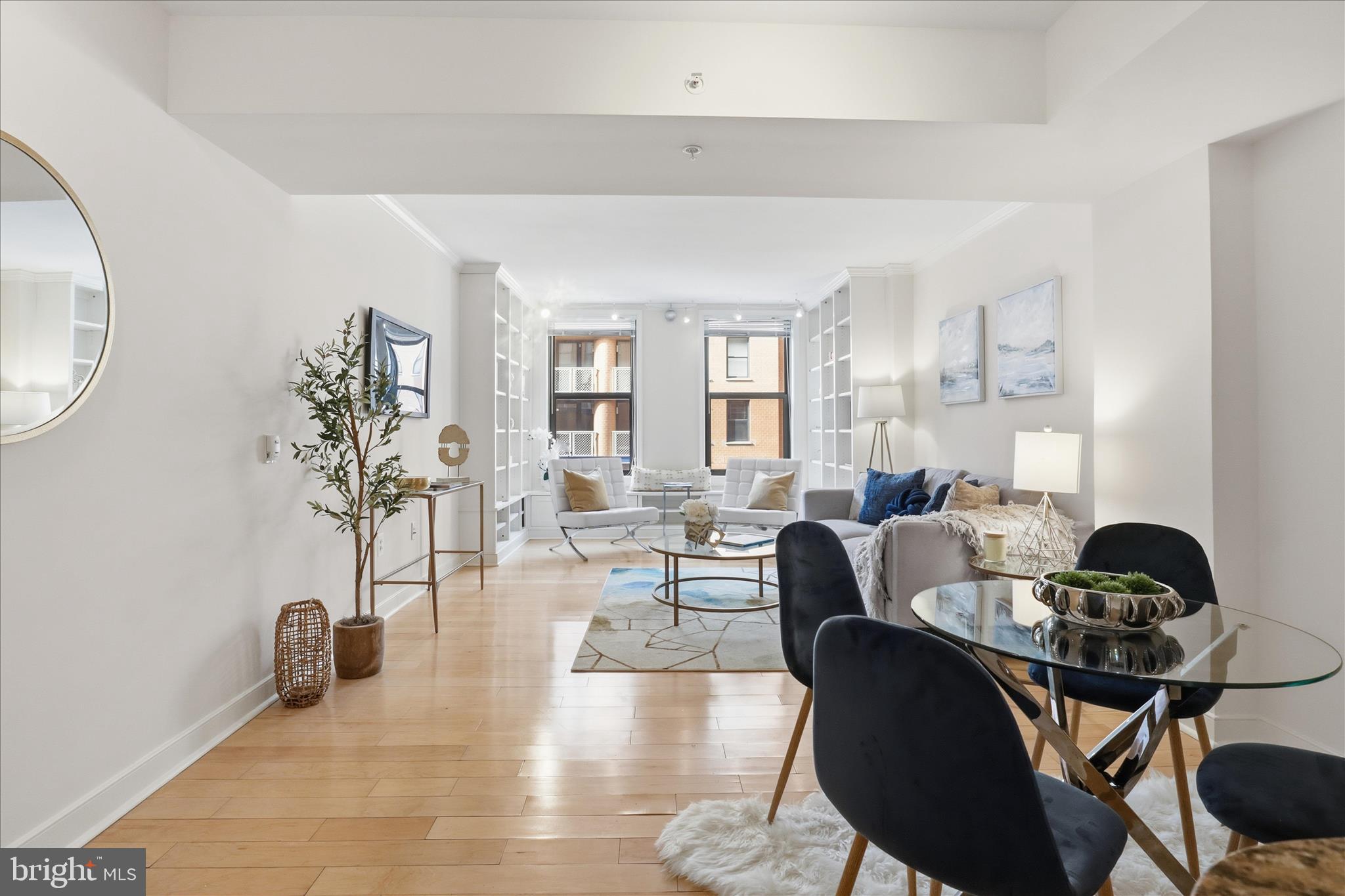 616 E Street Northwest, Unit 853 Washington, DC 20004 - Photo 13 of 44 Living/Dining Layout