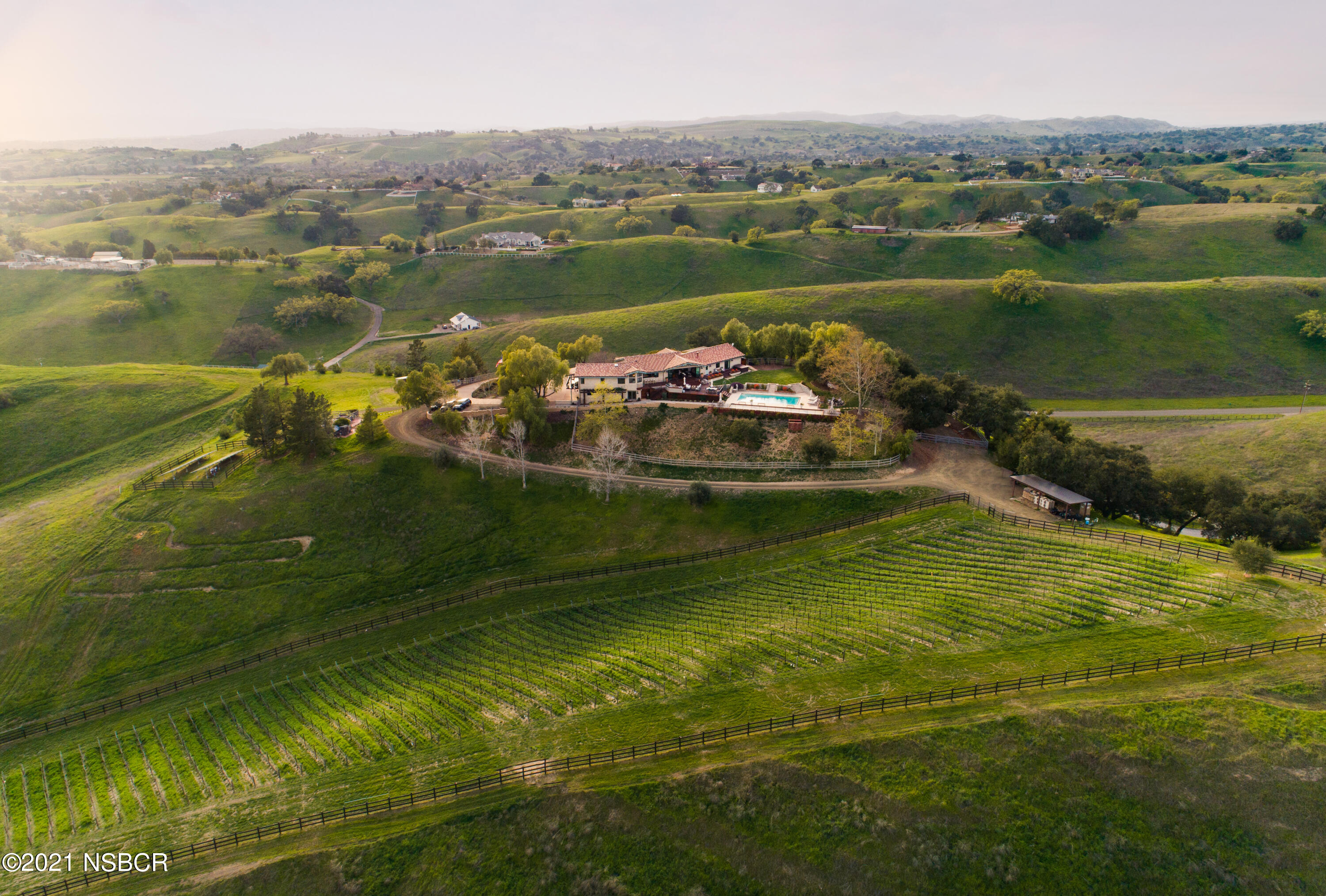 2968 Canada Este Road Santa Ynez, CA 93460 - Photo 37 of 37 Arial of Back of Property