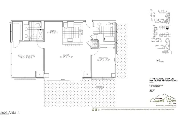 $6,750 | 7147 East Rancho Vista Drive, Unit 7002, Scottsdale, AZ 85251