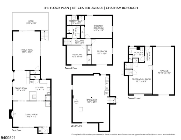 $1,075,000 | 181 Center Avenue, Chatham, NJ 07928