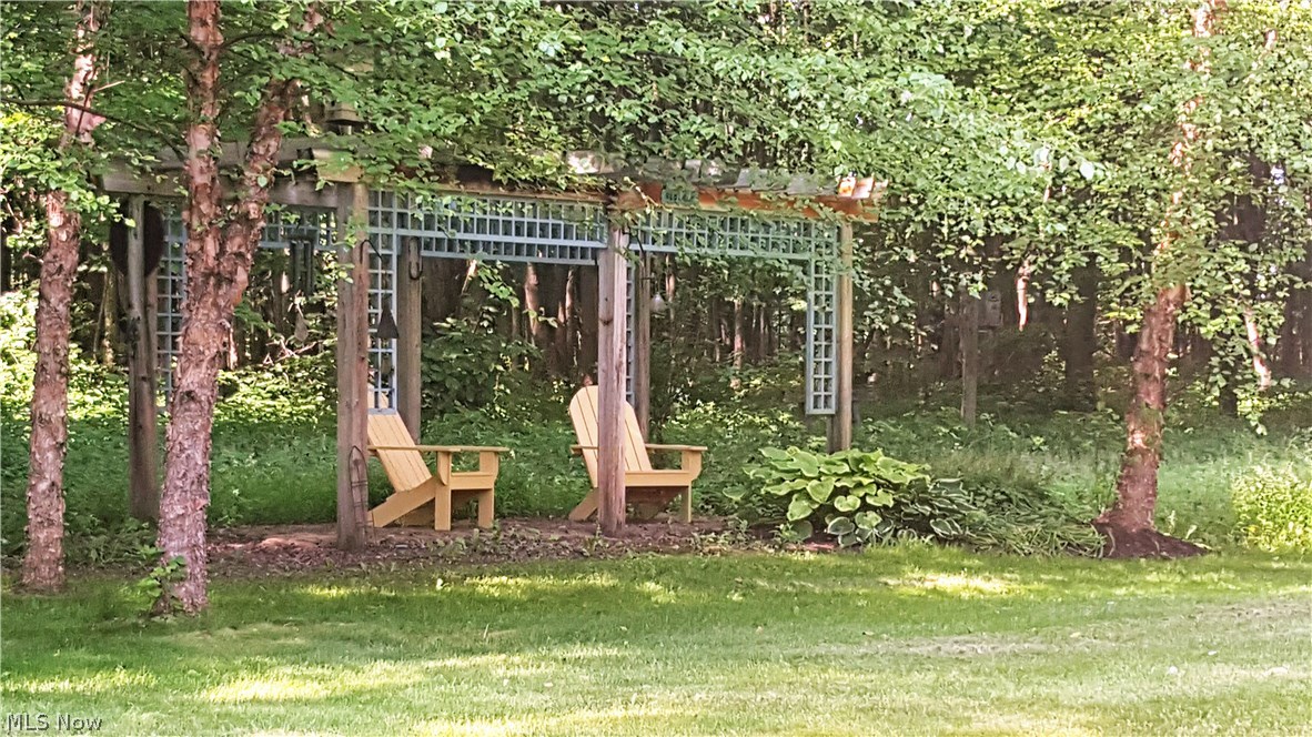 2304 Coon Road Akron, OH 44321 - Photo 3 of 35 One of several sitting areas tucked into the natural, surroundings